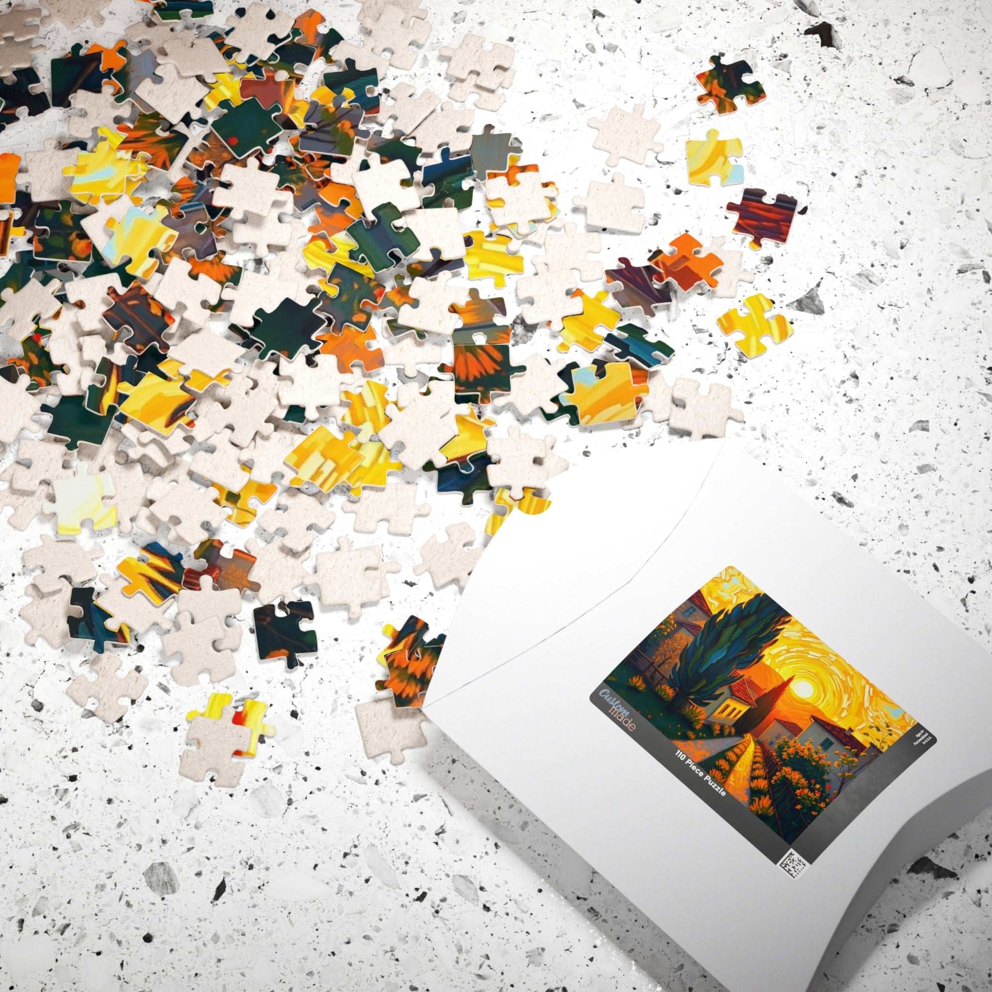 Sunset Serenity Landscape Puzzle, 110-1014 Piece Jigsaw Puzzle for Adult, Gift for Friend, Family Fun Game Night, Relaxation Activity, Peace Puzzle The Puzzle Chest