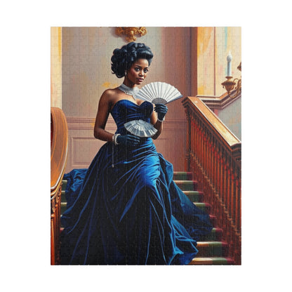 Victorian Afro-American Woman Jigsaw Puzzle, Black Woman Ballroom Dance, Afrocentric Gift for Solo Fun or Family Activity Puzzle The Puzzle Chest
