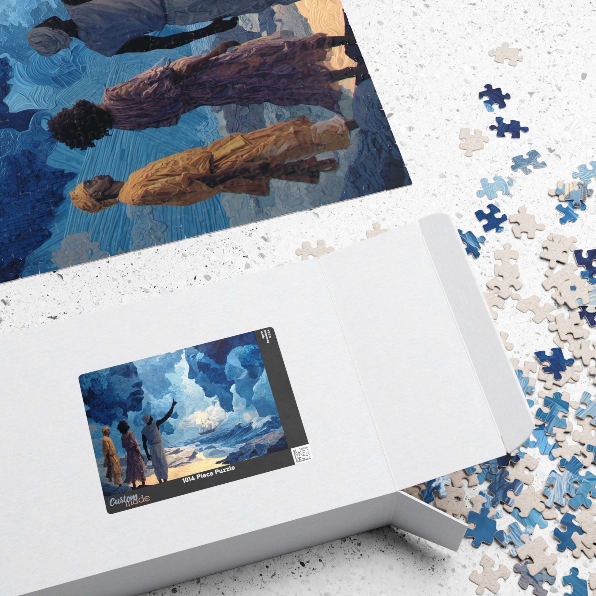 Ancestral Voyage Jigsaw Puzzle: Black Art, Afrocentric Artwork Puzzle The Puzzle Chest