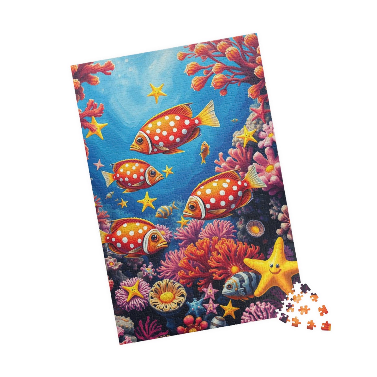 Ocean Puzzle with Tropical Fish, Colorful Underwater Jigsaw Puzzle for Adult, Fun Family Activity, Creative Birthday Holiday Gift for Friend Puzzle The Puzzle Chest