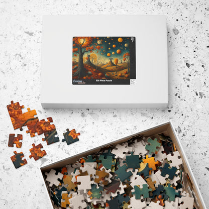 Autumn Celestial Puzzle - 110, 252, 520, 1014-piece, Fall Jigsaw Game for Home Entertainment Solo Fun Family Game Night, Unique Mindful Gift Puzzle The Puzzle Chest