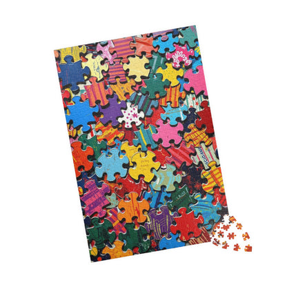 Chaotic Puzzle Piece Jigsaw Puzzle, Challenging Collage Art Game Ideal for Family Bonding Time, Adult Solo Fun, Friend Gift for Puzzle Lover Puzzle The Puzzle Chest