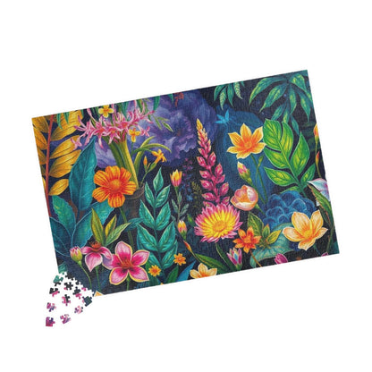 Twilight Garden Floral Jigsaw Puzzle - 110, 252, 520, 1014-piece Mystic Flower Puzzle