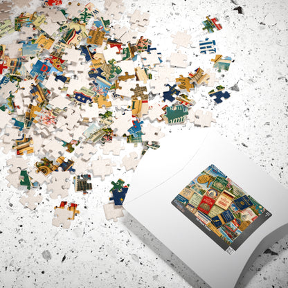 Washington DC Matchbook Puzzle | American History Memorabilia Jigsaw | Capital Landmark Patriotic Travel Nostalgia Puzzle The Puzzle Chest