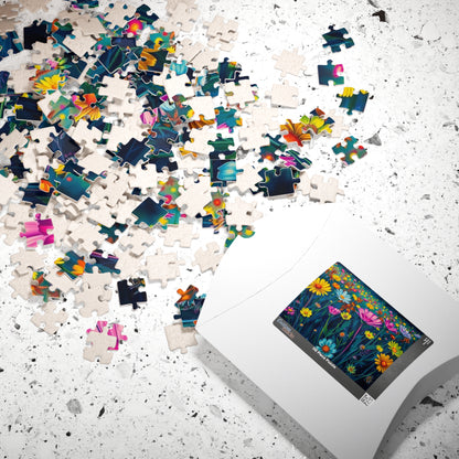 Vibrant Floral Jigsaw Puzzle | 110-1014 Piece Flower Game | Perfect for Nature Lover, Family or Solo Activity, Best Gift Idea, Puzzle Night Puzzle The Puzzle Chest