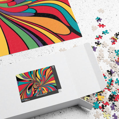 Colorful Swirl Puzzle - Pop Art Jigsaw Puzzle for Adults Puzzle The Puzzle Chest