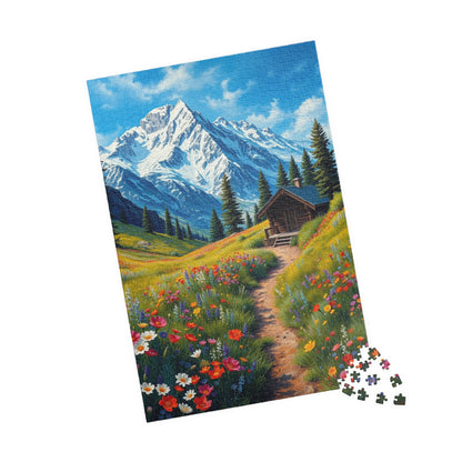 Mountain Landscape Puzzle, Scenic Nature Jigsaw, Perfect Gift for Nature Lovers, Family Game Night, Home Decor Puzzle The Puzzle Chest