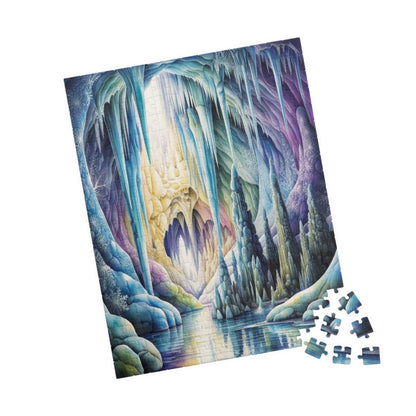 Ice Cave Trippy Puzzle | 110-1014 Piece Fantasy Jigsaw Game for Adult | Challenging Puzzle Perfect for Cozy Night, Family Bonding, and Gifts Puzzle The Puzzle Chest