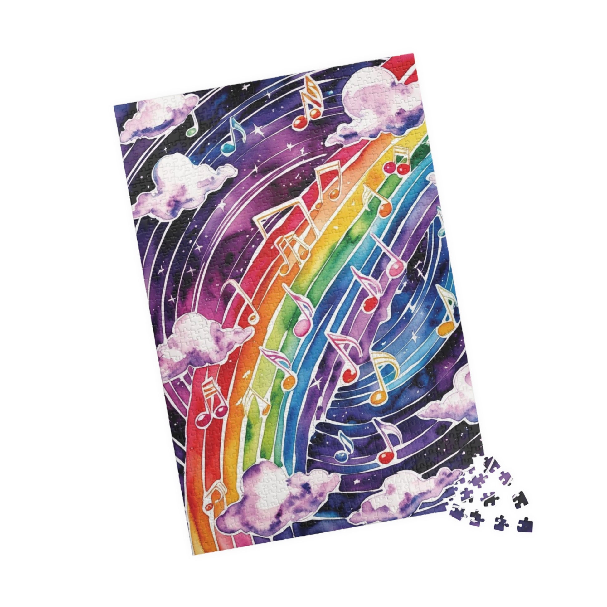 Musical Galaxy Puzzle, Music Nebula Trippy Jigsaw, Music Lover Unique Gift Idea, Mindfulness Activity, Relaxing Hobby, Family Entertainment Puzzle The Puzzle Chest