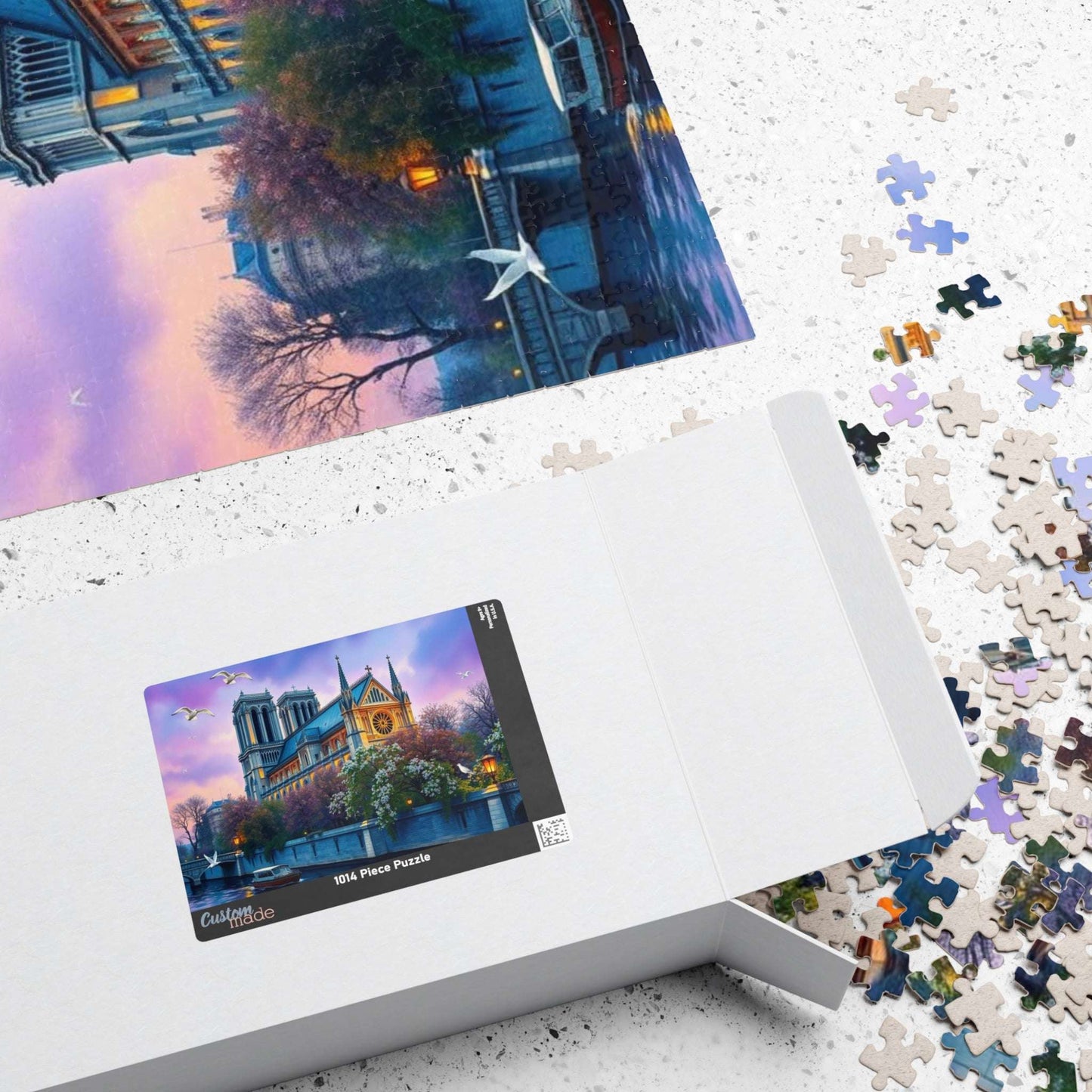 Notre Dame Cathedral Puzzle - Jigsaw of Gothic Church in Paris France, Historic Landmark Puzzle The Puzzle Chest