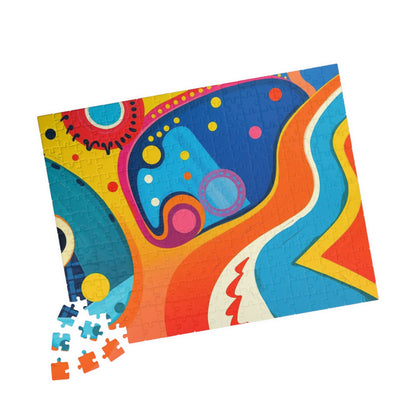 Colorful Abstract Jigsaw Puzzle for Creative Minds Puzzle The Puzzle Chest
