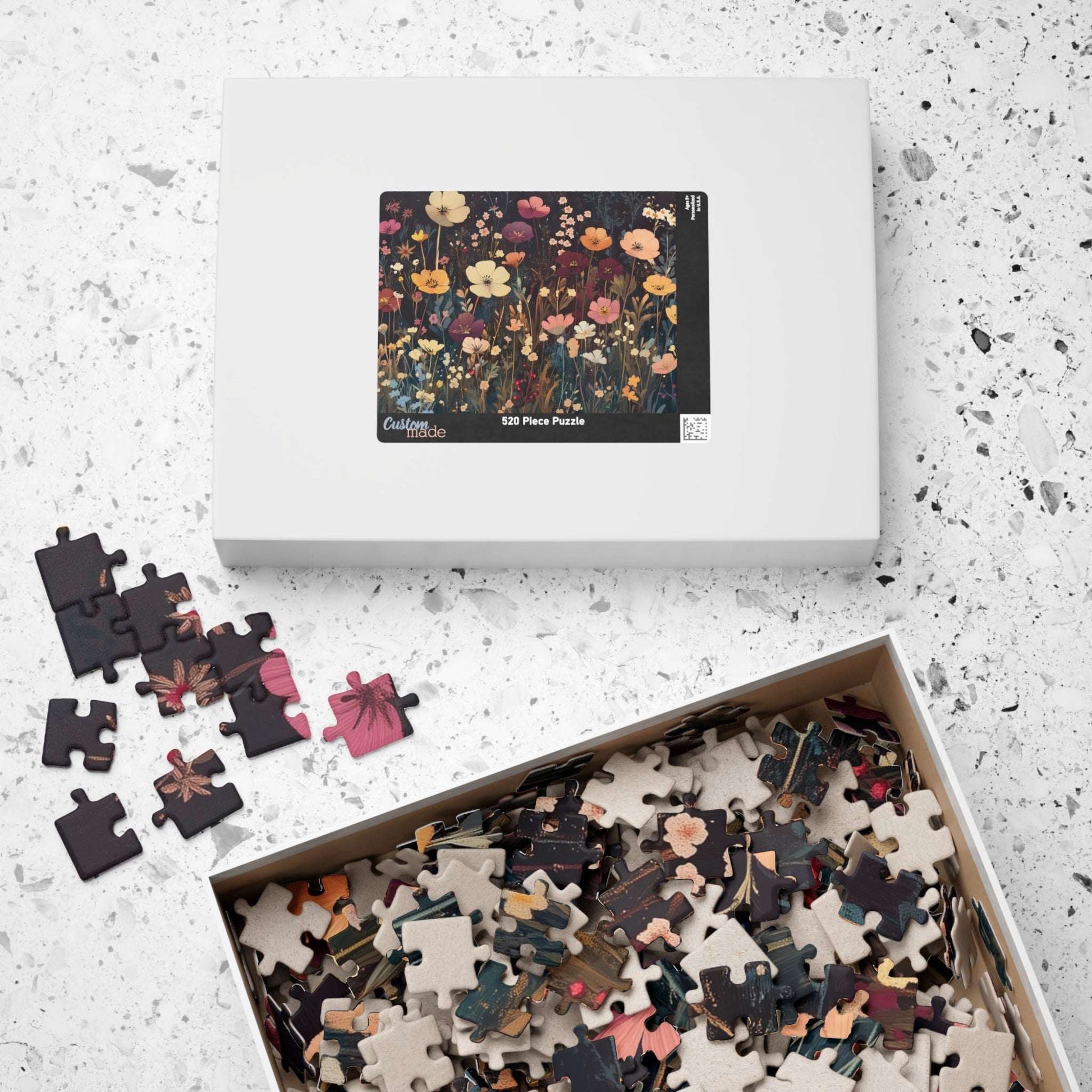 Wildflower Meadow Jigsaw Puzzle — Floral Art Puzzle
