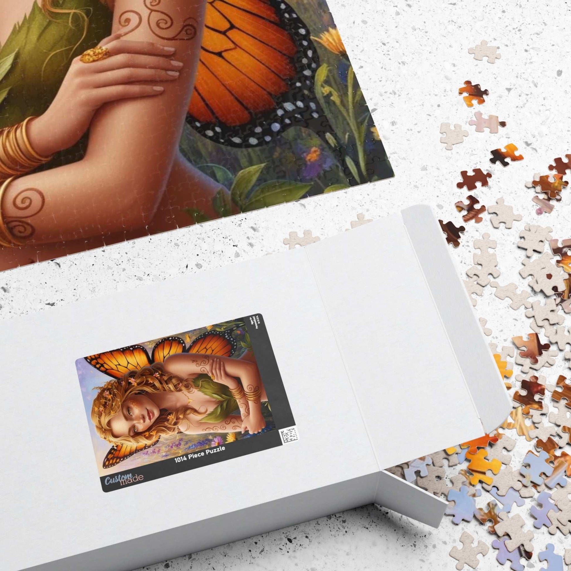 Enchanting Fairy Puzzle, Beautiful Art Nature Theme Jigsaw Game, Friend Gift for Fantasy Lover, Family or Solo Fun Indoor Activity, Relaxing Puzzle The Puzzle Chest