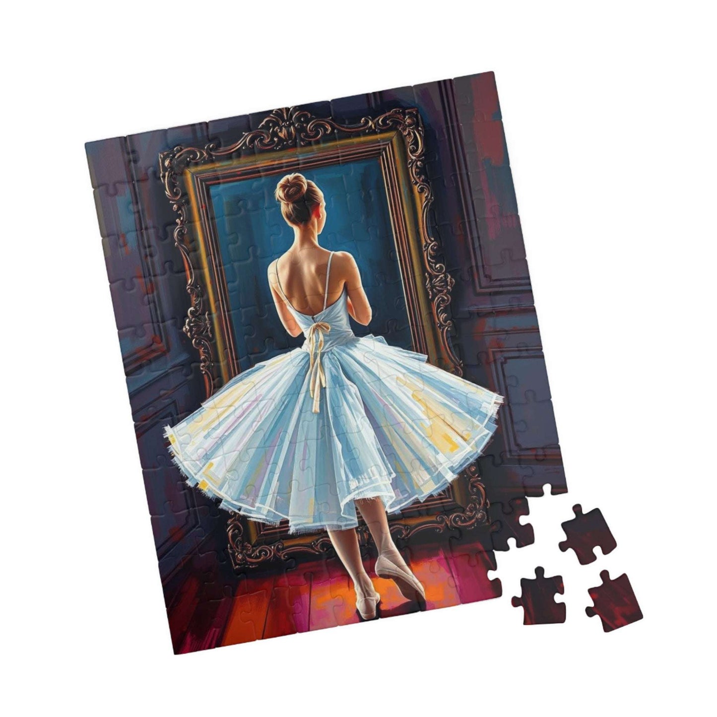 Vintage Ballerina Jigsaw Puzzle, 110, 252, 520, 1014-piece Ballet Artwork, Gift for Friend, Family Activity, Home Entertainment, Mindfulness Puzzle The Puzzle Chest
