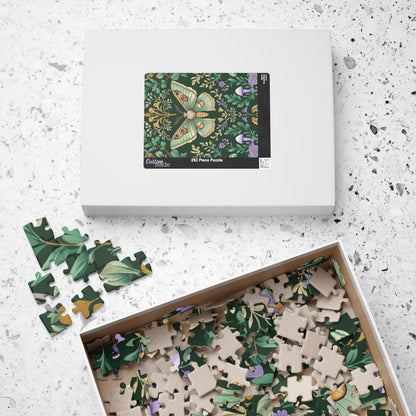Vintage Butterfly Jigsaw Puzzle, 110-1014 Piece Blossoms and Vines Floral Artwork Jigsaw, Fun Family Activity, Unique Hobby Gift, Relaxing