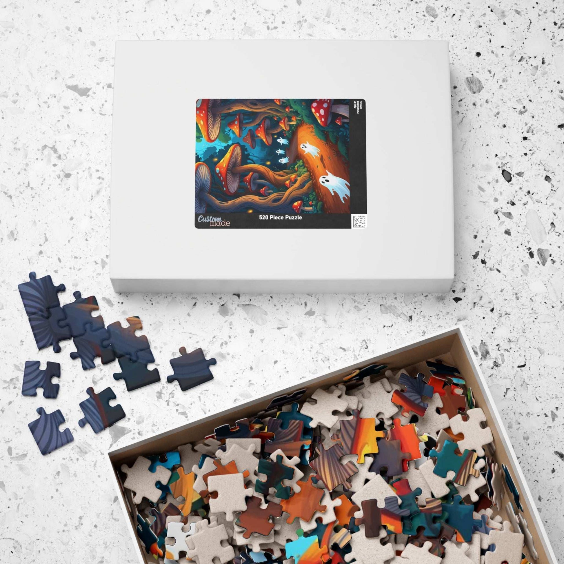 Charming Ghostly Adventure Halloween Jigsaw Puzzle for Adults, 110-1014 Pieces