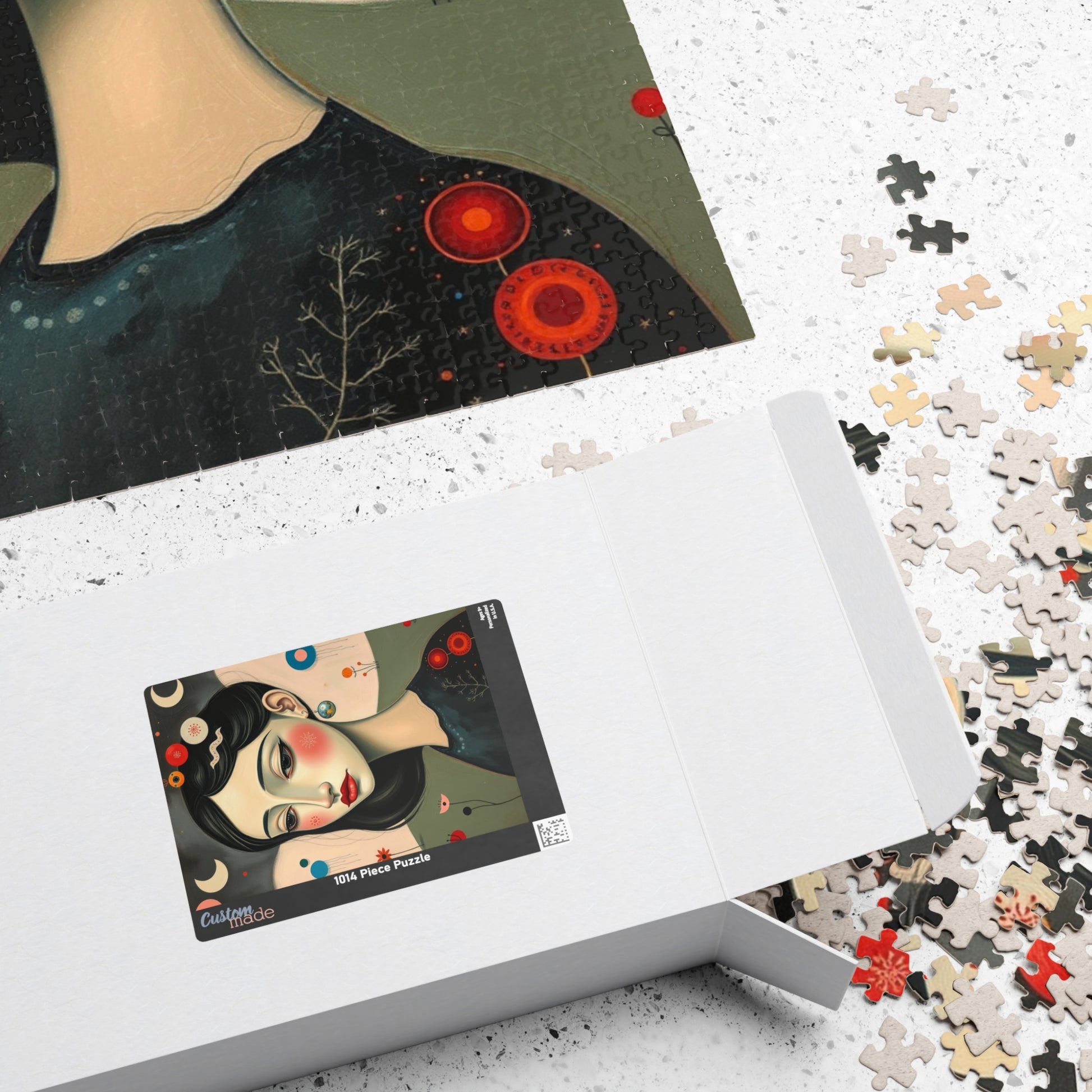 Artistic Enigmas Puzzle (110-1014 Piece) - Abstract Fantasy Jigsaw Game, Mind Exercise, Gift for Art Lover, Family Fun, Cozy Night In Hobby Puzzle The Puzzle Chest