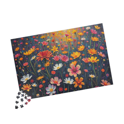 Floral Garden Puzzle, Jigsaw Puzzle for Adults, Fun Family Activity, Gift for Birthday, Relaxing Indoor Game, Brain Teaser, Mindfulness Puzzle The Puzzle Chest