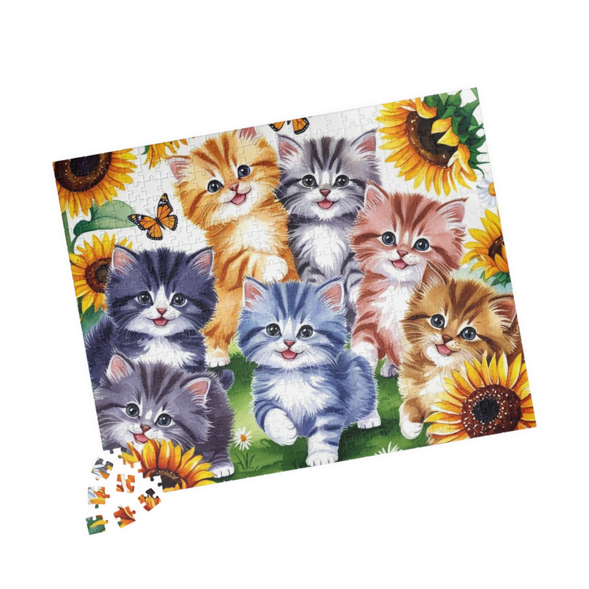 Cute Cat Puzzle - 110, 252, 520, 1014-Piece, Cat Lovers Gift, Animal Enthusiast Decor, Family Fun Activity, Cat-Themed Puzzle Puzzle The Puzzle Chest