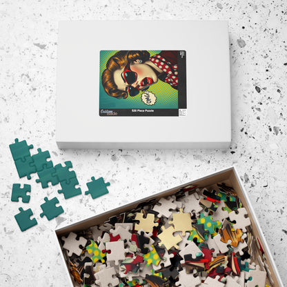 Retro Pop Art Puzzle - OMG! 110, 252, 520, 1014-piece, Fun Family Game Night, Puzzle Lover Gift for Friend Holiday Birthday, Home Decor Puzzle The Puzzle Chest