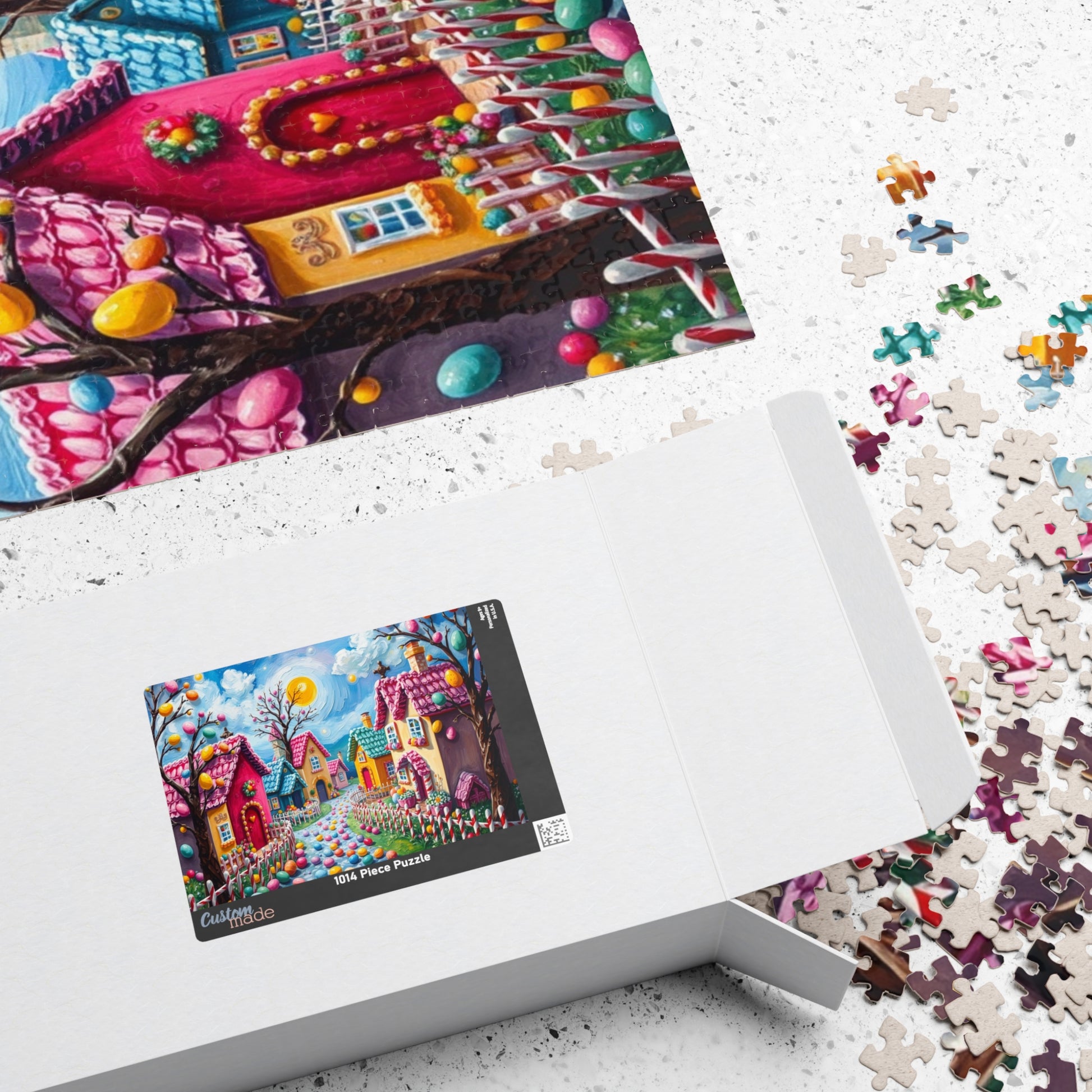 Candy Village Jigsaw Puzzle, Whimsical 110/252/520/1014-piece Easter Game for Adult Home Entertainment, Puzzle Lover Gift for Friends Puzzle The Puzzle Chest