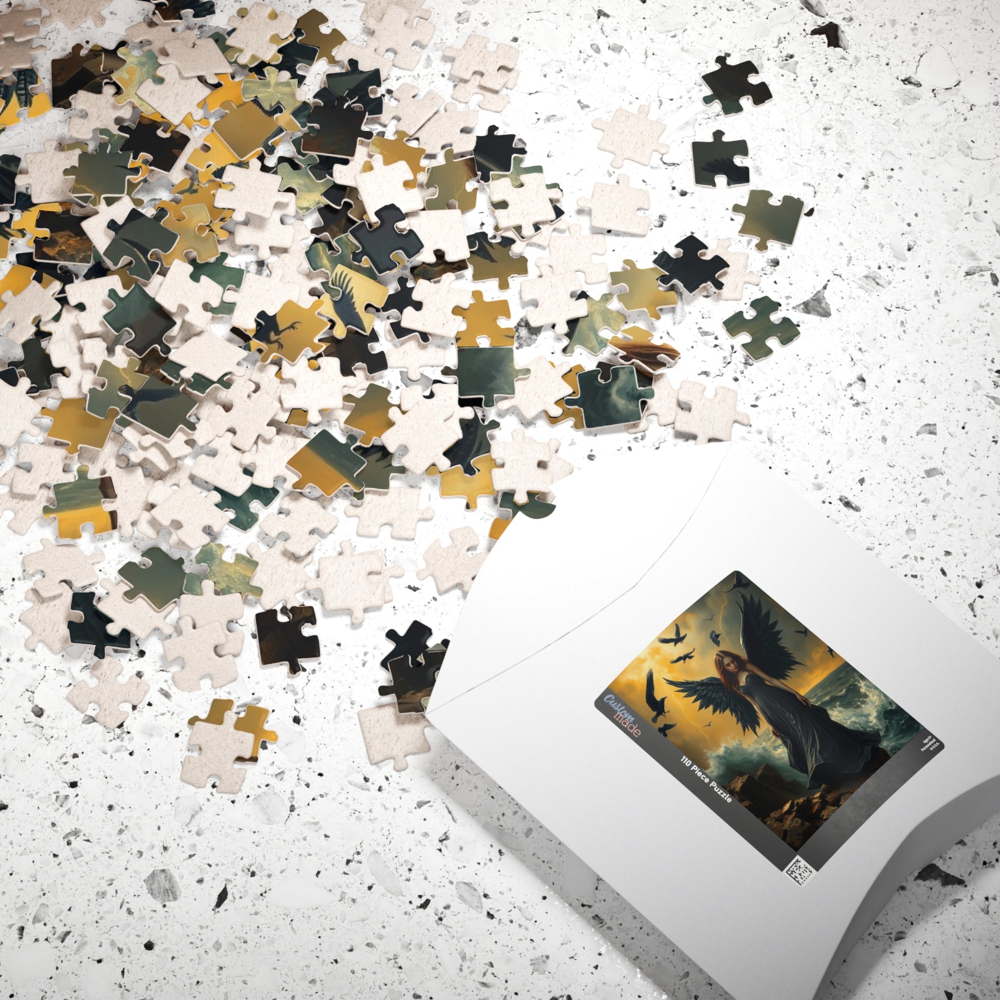 Mystical Angel Puzzle: Enchanting 110, 252, 520, or 1014-Piece Jigsaw Game for Fantasy Lovers, Home Decor, Gifts, Relaxation, Collectibles Puzzle The Puzzle Chest