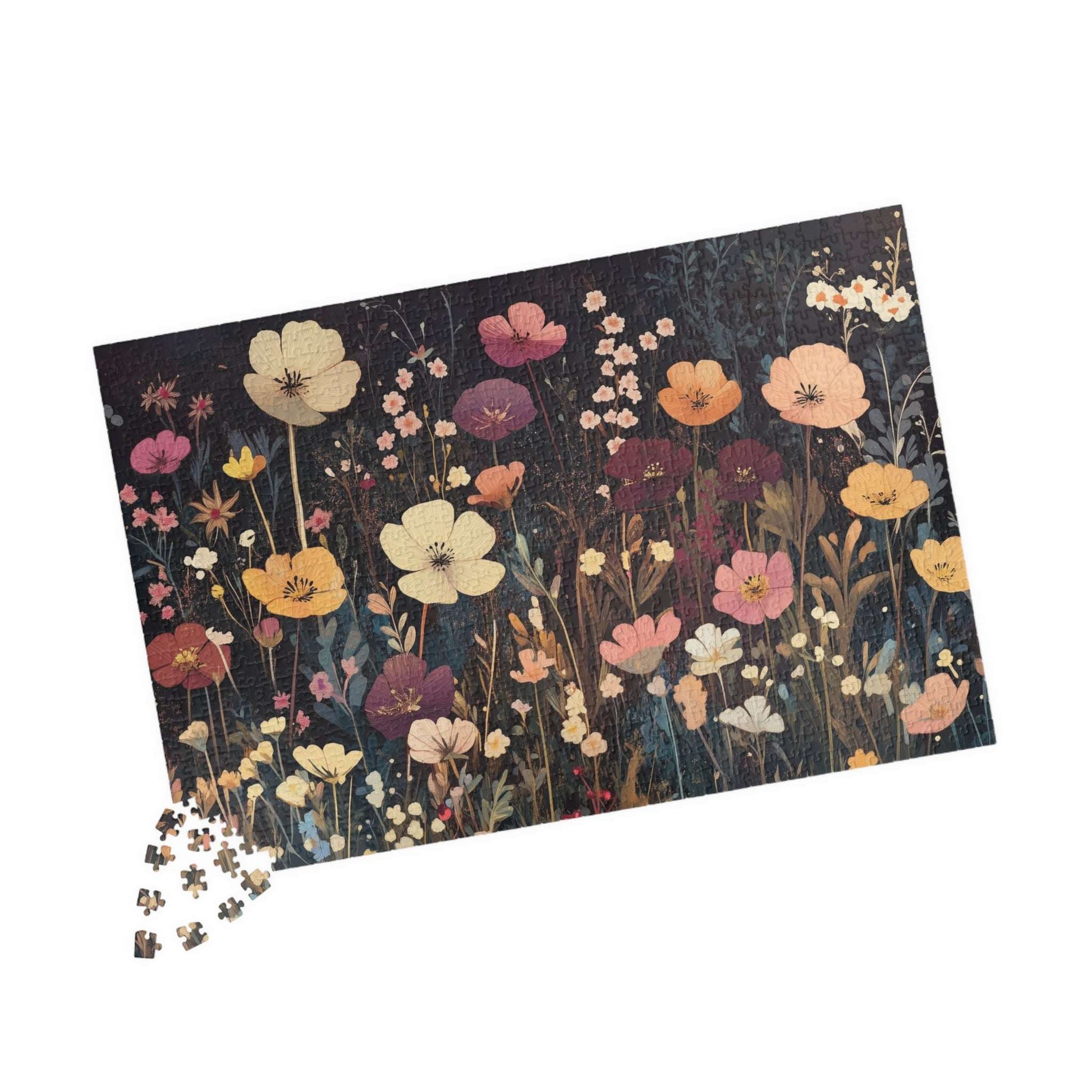 Wildflower Meadow Jigsaw Puzzle — Floral Art Puzzle