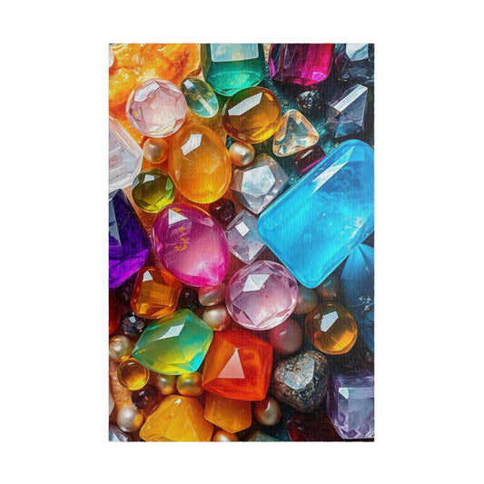 Chaotic Gemstone Puzzle - Colorful Jewel Jigsaw for Adults, Ideal for Family Bonding, Art Lovers Gift for Friends, Mental Exercise for Seniors 1014 pcs (Vertical) Puzzle The Puzzle Chest