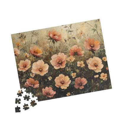 Vintage Floral Jigsaw Puzzle — Romantic Garden Puzzle
