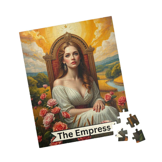 The Empress Tarot Jigsaw Puzzle: Art Lover Gift, Family Game Night 110 pcs (Vertical) Puzzle The Puzzle Chest