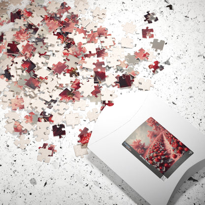 Mystic Strawberry Patch Jigsaw Puzzle (110-1014 Piece) - Surreal Infrared Tones, Enchanting Atmosphere, Dreamlike Puzzle, Fun Family Puzzle The Puzzle Chest