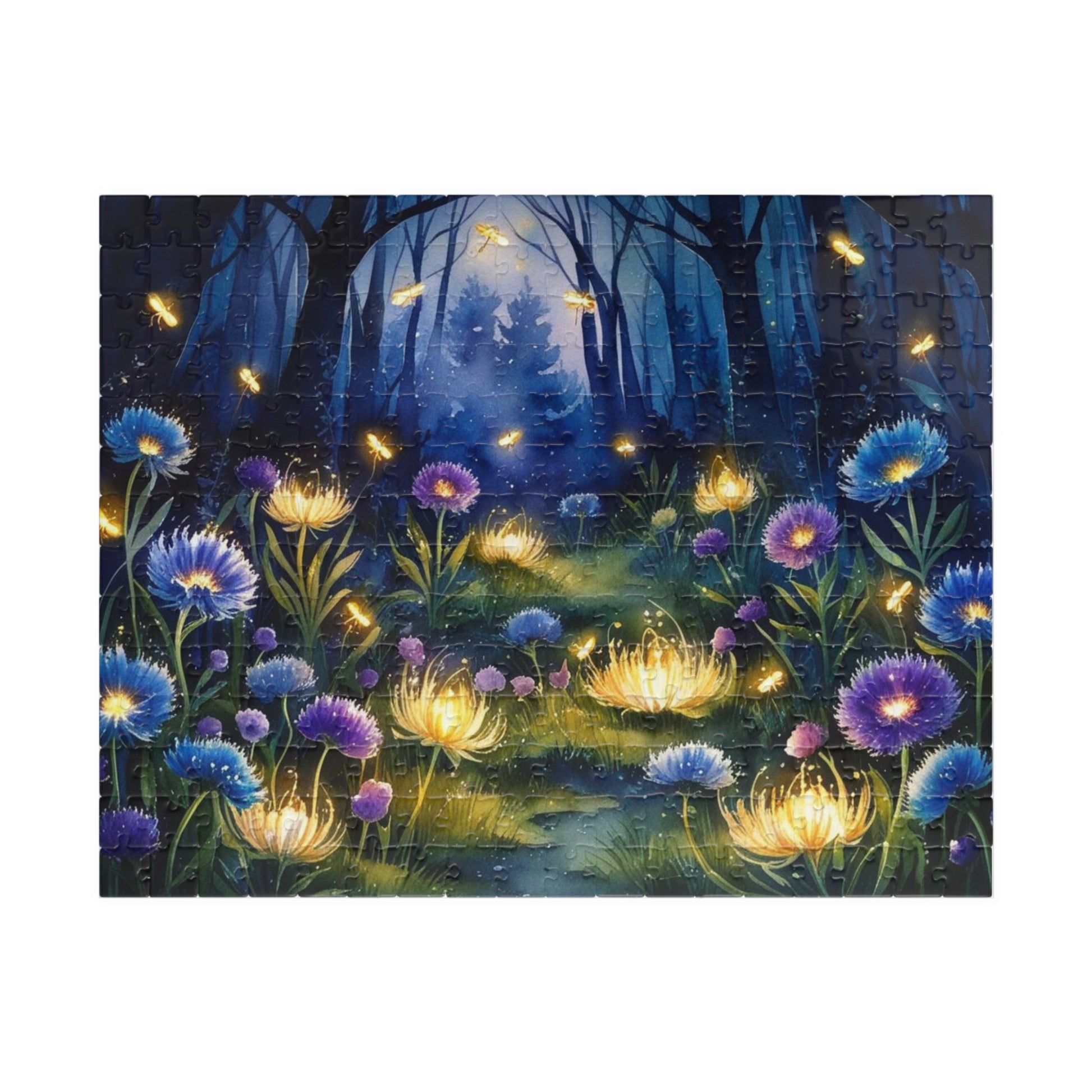 Enchanting Floral Jigsaw Puzzle, Perfect for Nature Lovers, Family Game Night, Gifts, Quiet Home Entertainment, Cozy Evenings 252 pcs (Horizontal) Puzzle The Puzzle Chest