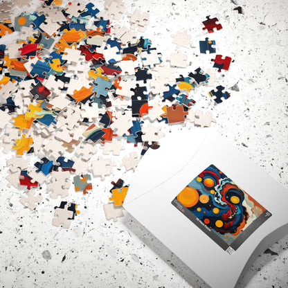 Cosmic Abstract Art Puzzle - Celestial Adult Jigsaw Game Puzzle The Puzzle Chest