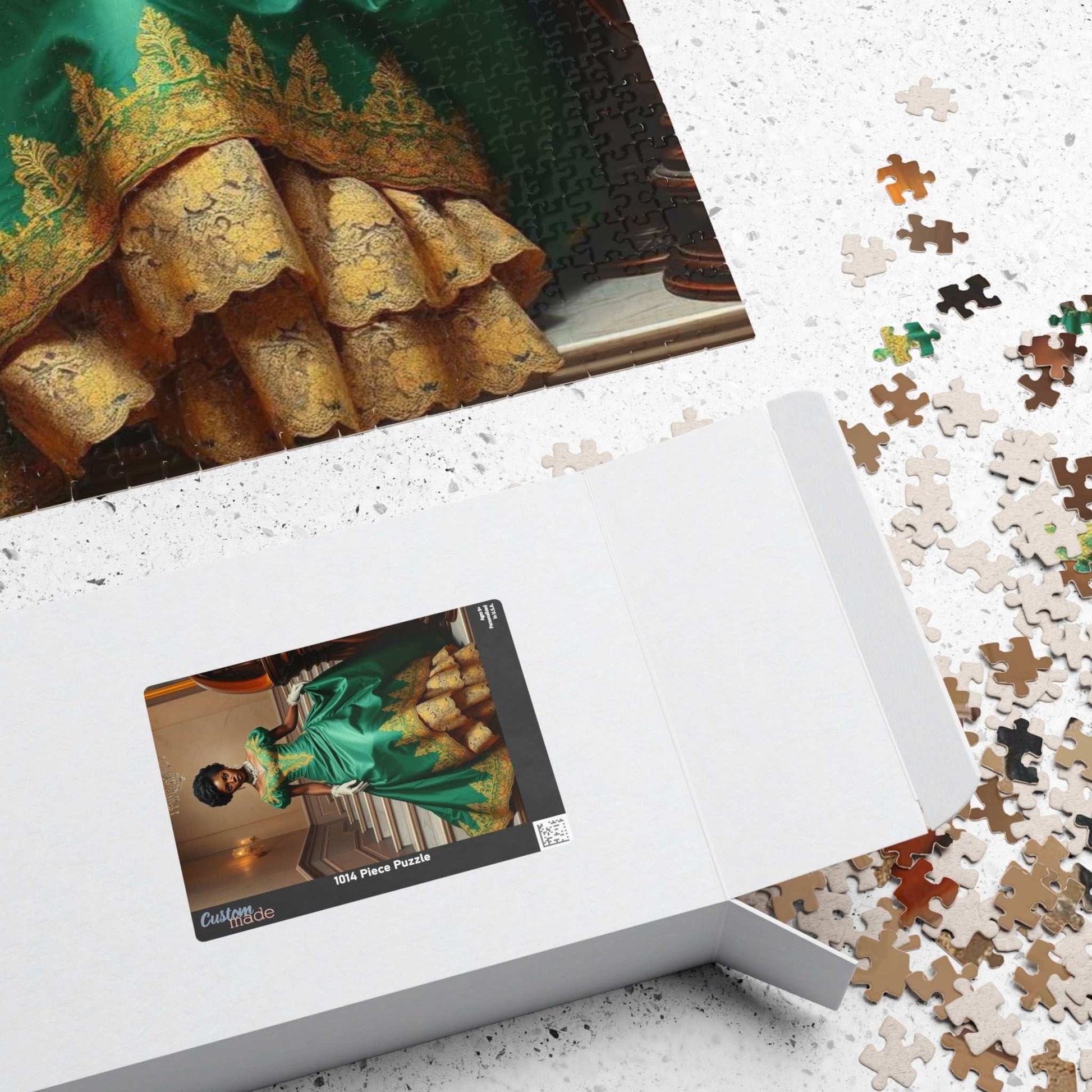 Victorian Ballroom Dance Jigsaw Puzzle - Black Woman, African American Puzzle The Puzzle Chest