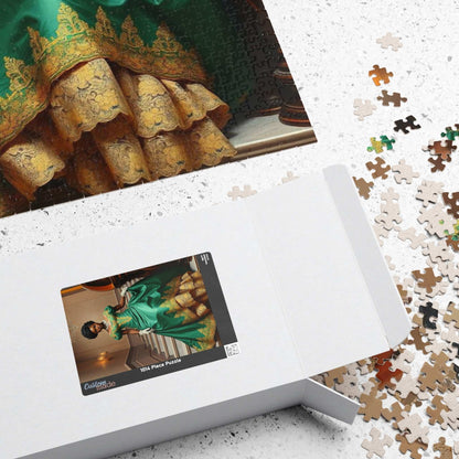 Victorian Ballroom Dance Jigsaw Puzzle - Black Woman, African American Puzzle The Puzzle Chest