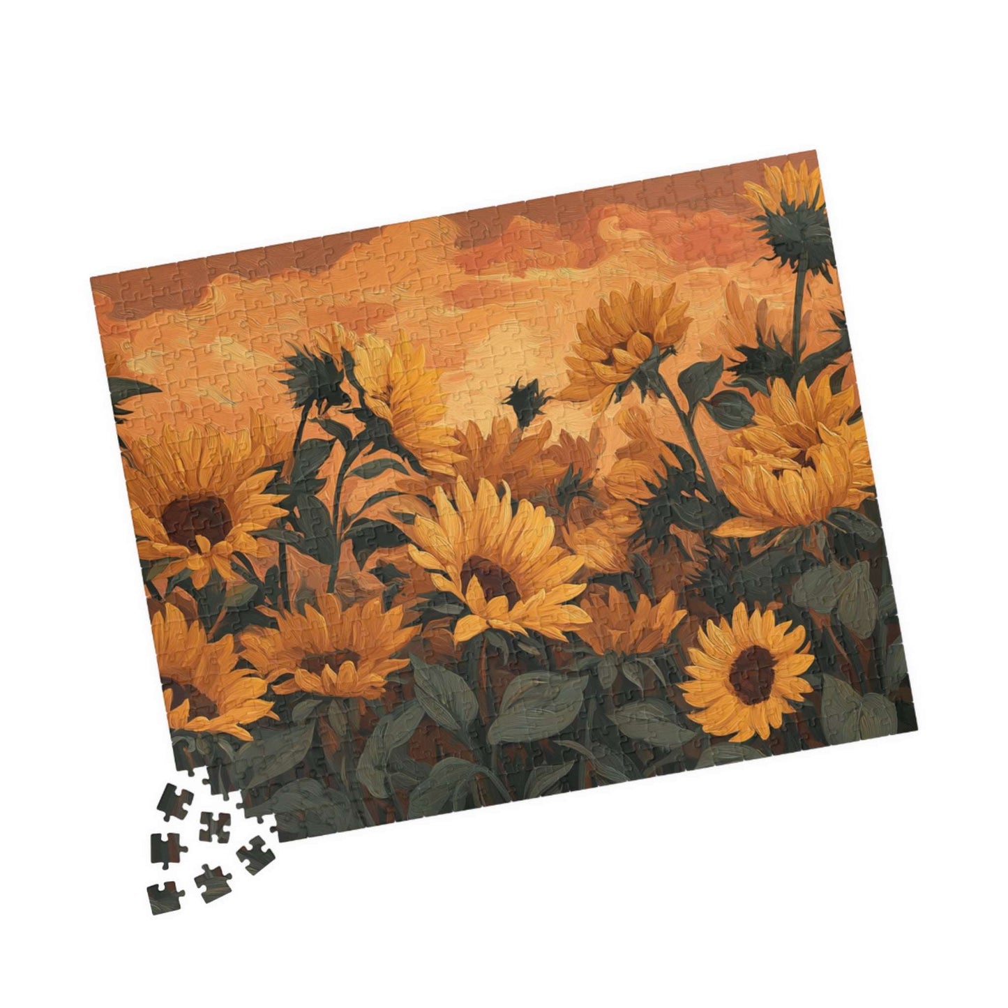 Sunflower Field Jigsaw Puzzle - Floral Puzzle