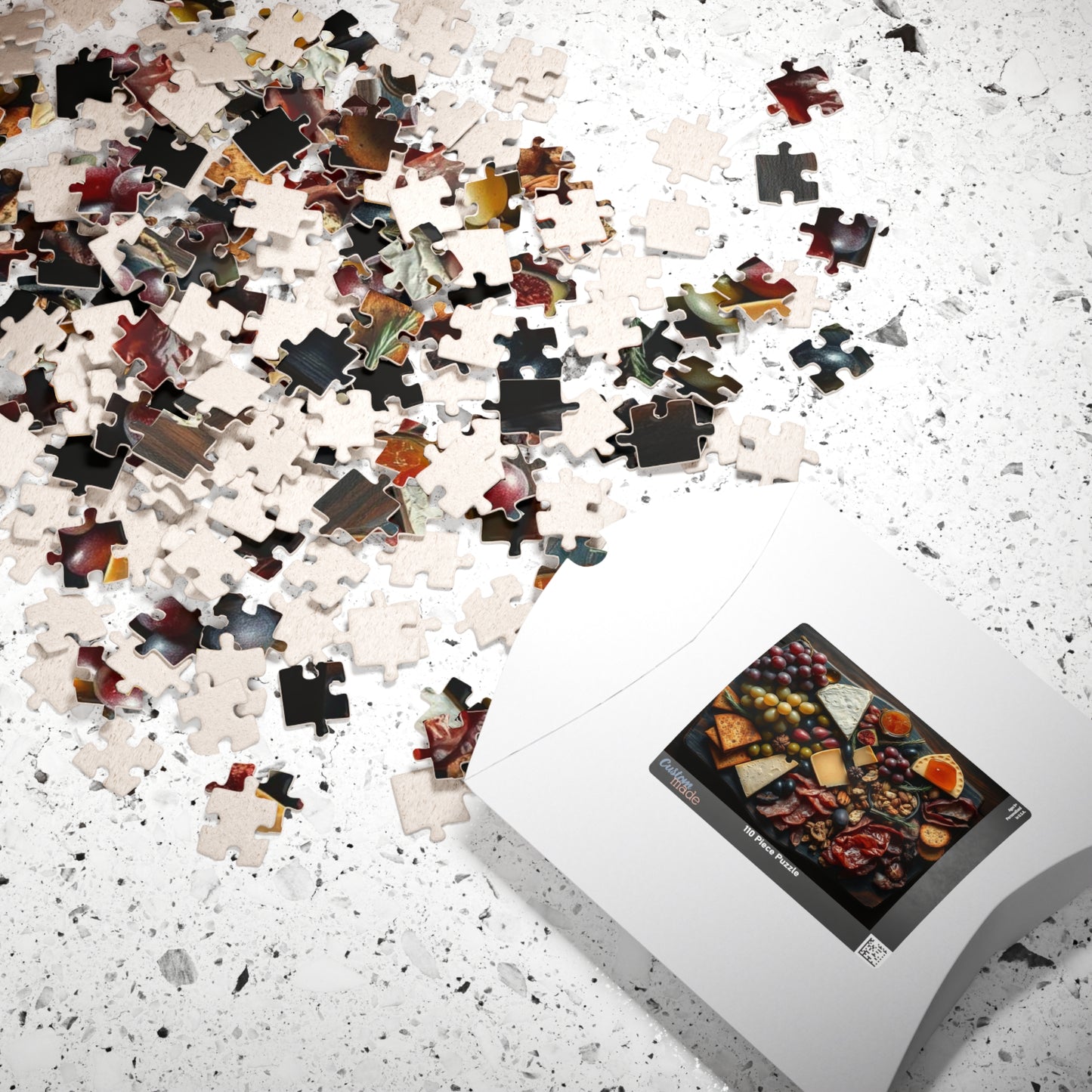 Artisanal Food Jigsaw Puzzle for Adults - 110, 252, 520, 1014-piece, Gourmet Cheeseboard Kitchen Decor, Puzzle Gift for Foodies Puzzle The Puzzle Chest