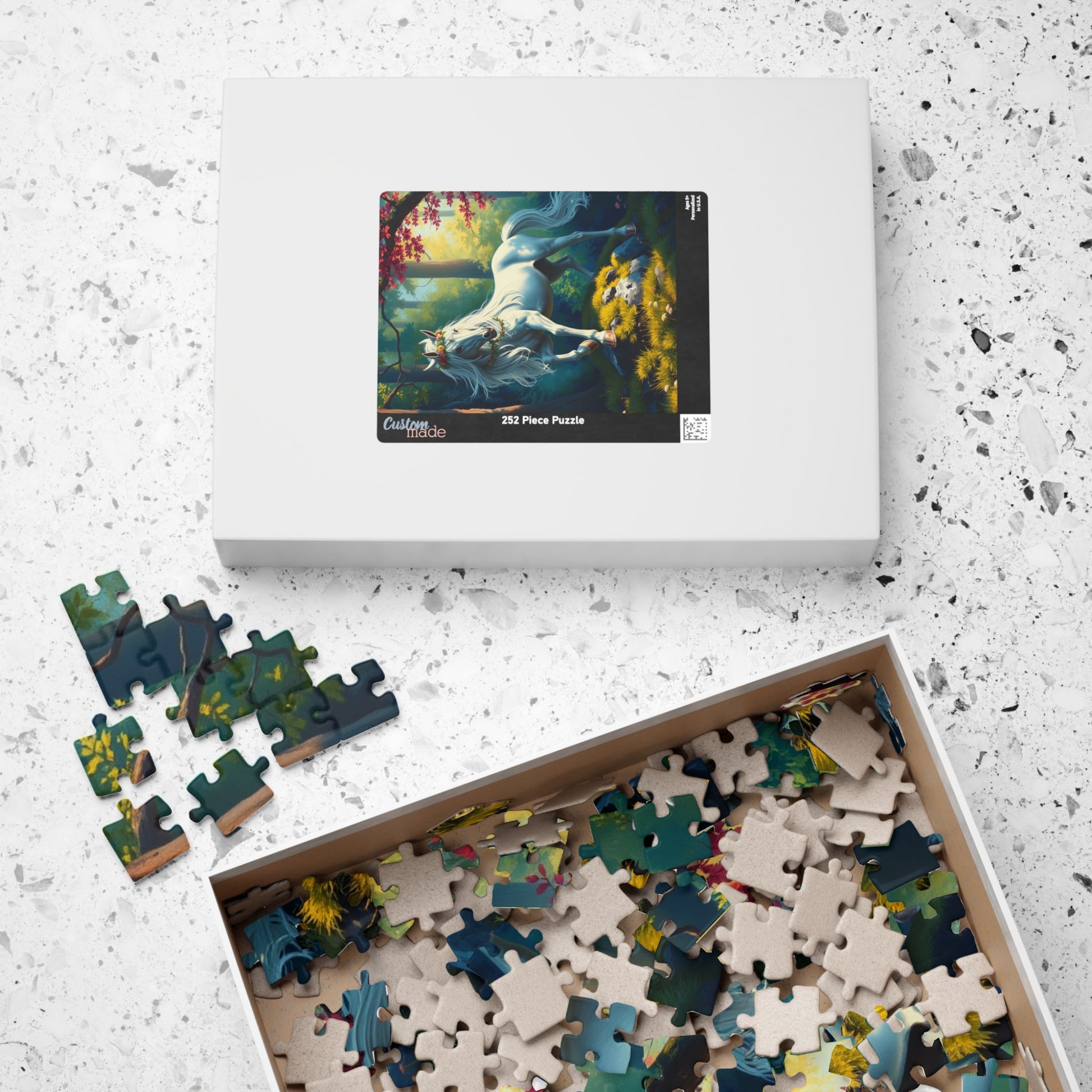 Magical Unicorn Puzzle - 110, 252, 520, 1014-piece, Jigsaw Game for Adults, Fantasy Lover Gift, Mindfulness Activity, Home Entertainment Puzzle The Puzzle Chest