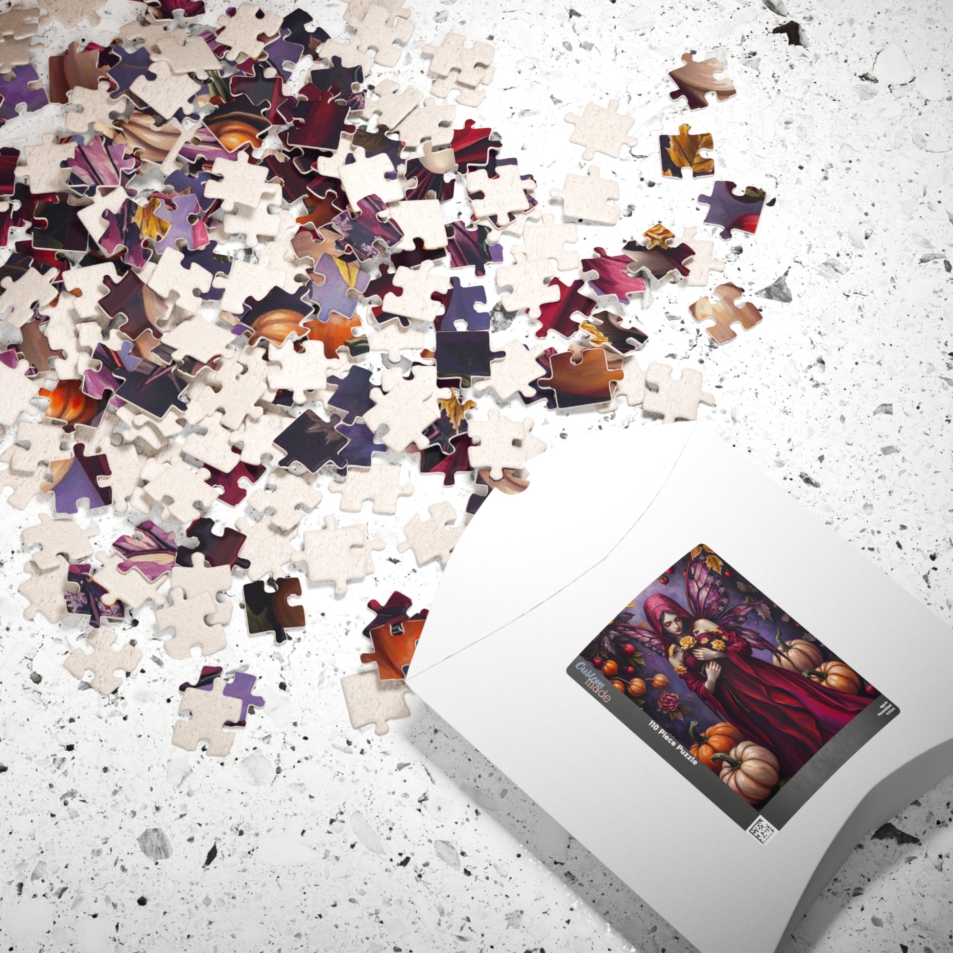 Withering Garden Fairy Jigsaw Puzzle, 110-1014 Piece Autumn Mythical Game for Family Activity, Puzzle Lover Gift, Halloween, Fantasy Art Puzzle The Puzzle Chest