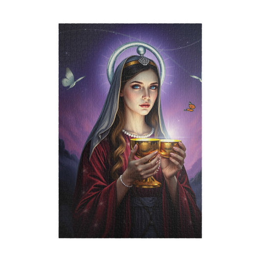 Radiant Priestess Puzzle, Enchanting Mythical Maiden 110-1014 Piece Jigsaw Game, Best Gift for Art Lovers, Family Fun, Home Decor, Unique