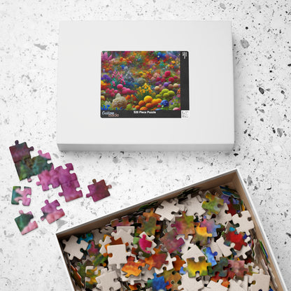 Blooming Wildflower Garden Puzzle, Floral Art Challenging Jigsaw, Flower Tabletop Game Puzzle The Puzzle Chest