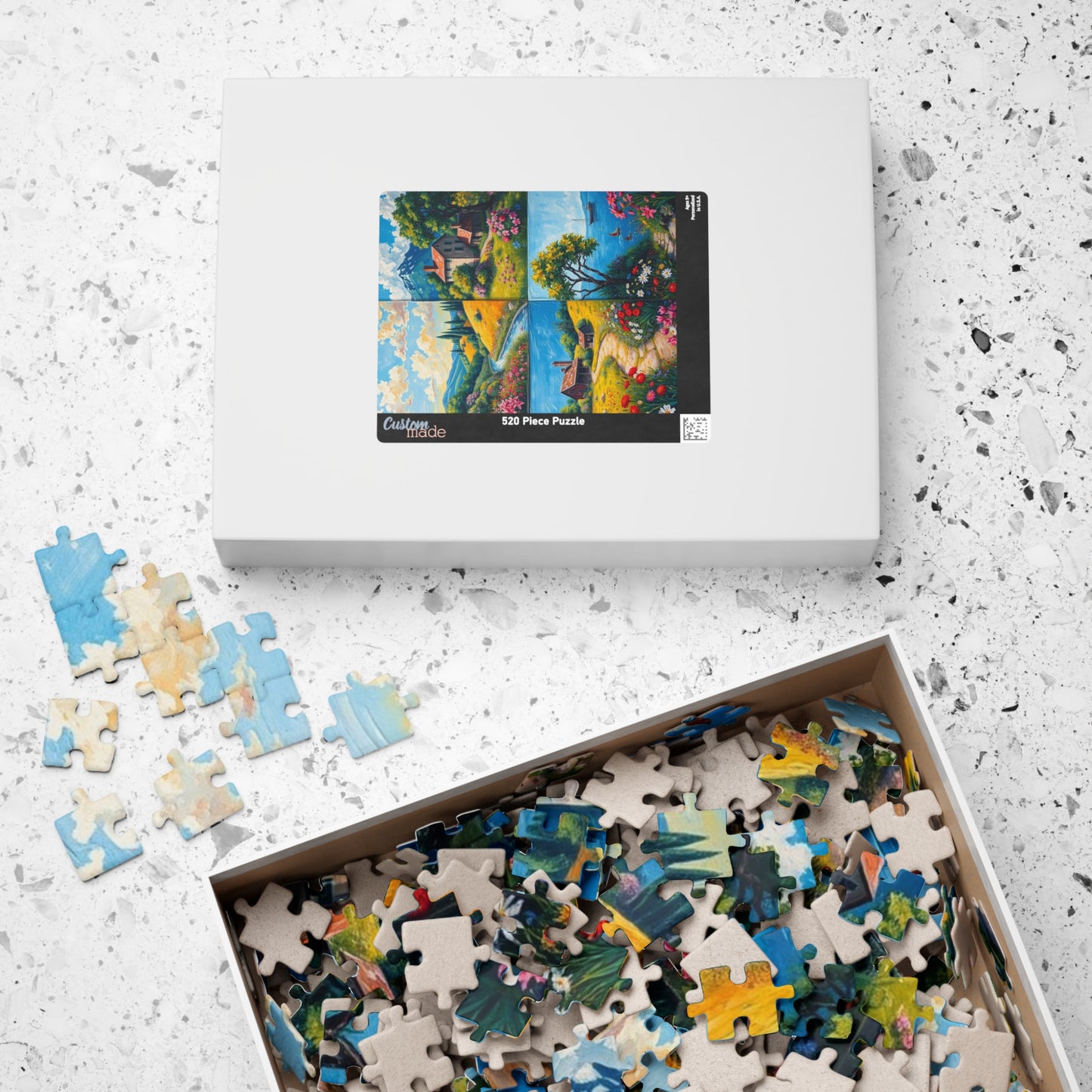 Summer Landscape Jigsaw Puzzle for Adults Creative Activity, Family Fun, Mind Challenge, Holiday Birthday Gift for Friends Puzzle The Puzzle Chest