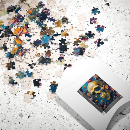 Skull Ocean Puzzle, Unique Skull Artwork, 110-1014 Piece Gothic Adult Jigsaw Game, Gift for Puzzle Enthusiast, Perfect Home Entertainment Puzzle The Puzzle Chest