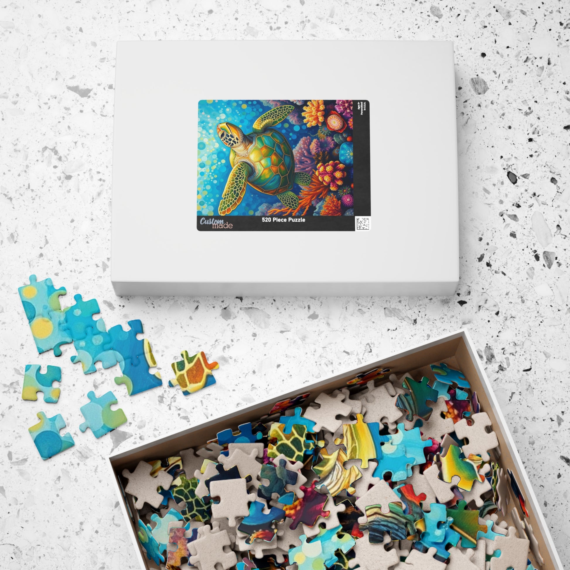 Sea Turtle Mosaic Jigsaw Puzzle for Adults Puzzle The Puzzle Chest