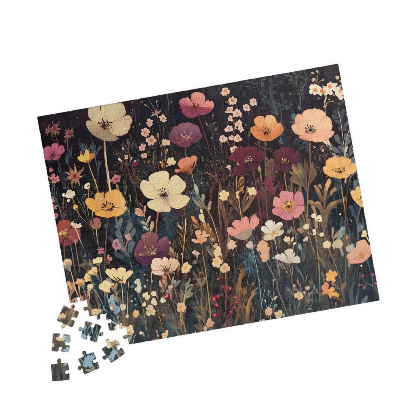 Wildflower Meadow Jigsaw Puzzle — Floral Art Puzzle