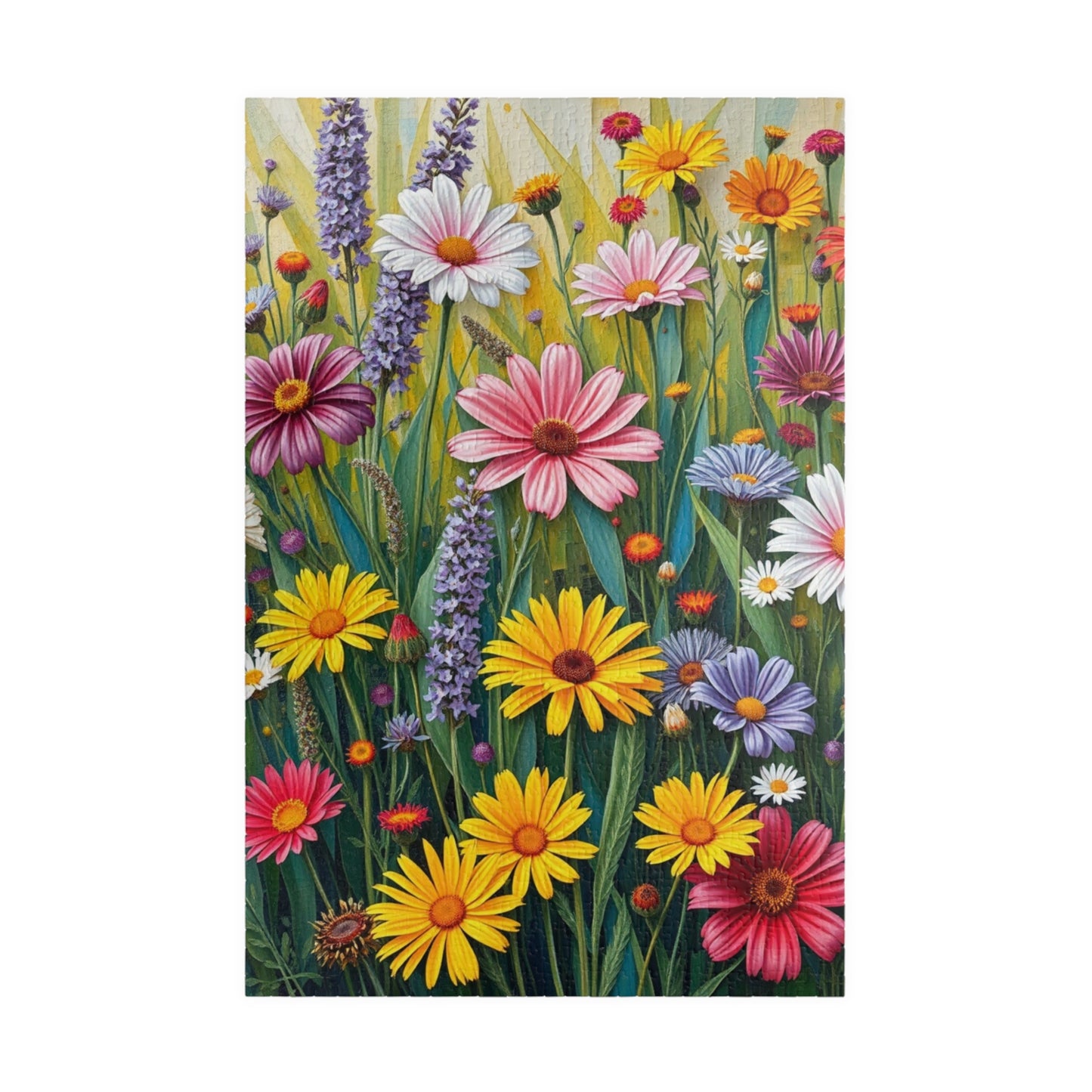 Floral Puzzle, Colorful Flower Jigsaw, Nature-Themed Family Game 1014 pcs (Vertical) Puzzle The Puzzle Chest