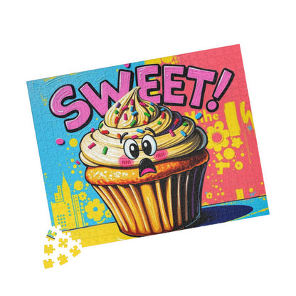 Sweet Cupcake Puzzle - Pop Art Jigsaw Game, Fun Activity, Birthday Gift for Friends, Family Activity, Brain Teaser, Best Gift Idea Puzzle The Puzzle Chest
