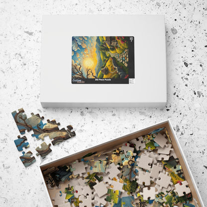 Scenic Mosaic Landscape Puzzle, 110-1014 Piece Jigsaw, Game Night Fun, Collectible Art, Family Activity Solo Fun, Gift for Puzzle Lovers Puzzle The Puzzle Chest