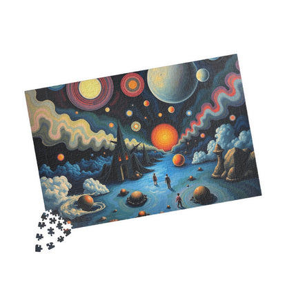 Cosmic Adventure Puzzle | Space Art Jigsaw for Adults | Relaxing Activity, Gift for Fantasy Lover Puzzle Enthusiast, Family Fun Puzzle The Puzzle Chest