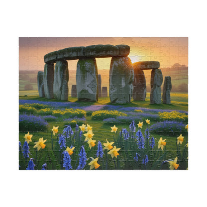 Stonehenge Sunrise Puzzle - 110, 252, 520, 1014-Piece, Famous European Landmark Jigsaw, Mind Game, Meditation Activity, Gift 252 pcs (Horizontal) Puzzle The Puzzle Chest